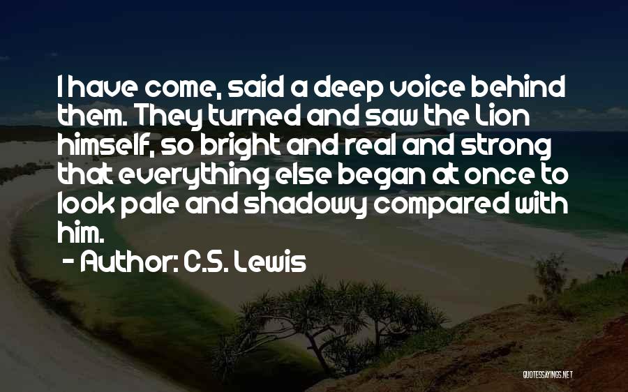 Aslan The Lion Quotes By C.S. Lewis