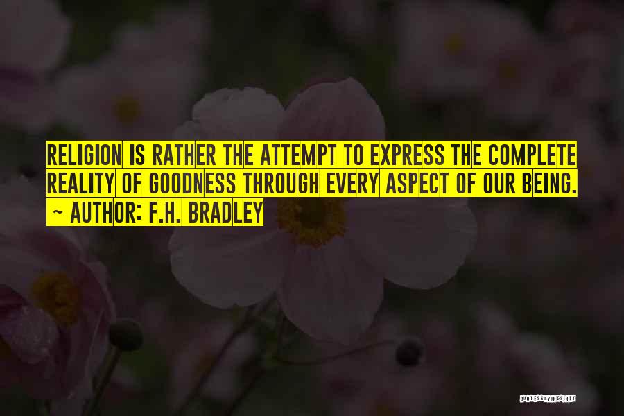Aspect Quotes By F.H. Bradley