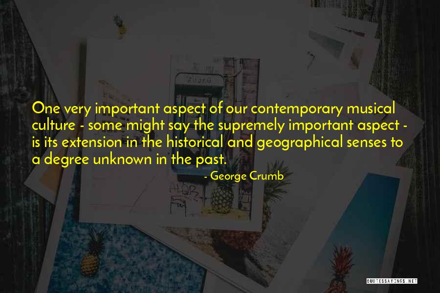 Aspect Quotes By George Crumb