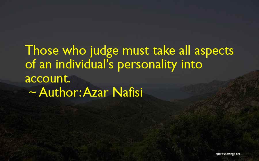 Aspects Of Personality Quotes By Azar Nafisi