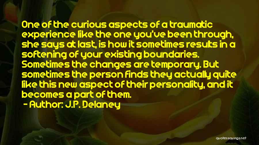 Aspects Of Personality Quotes By J.P. Delaney