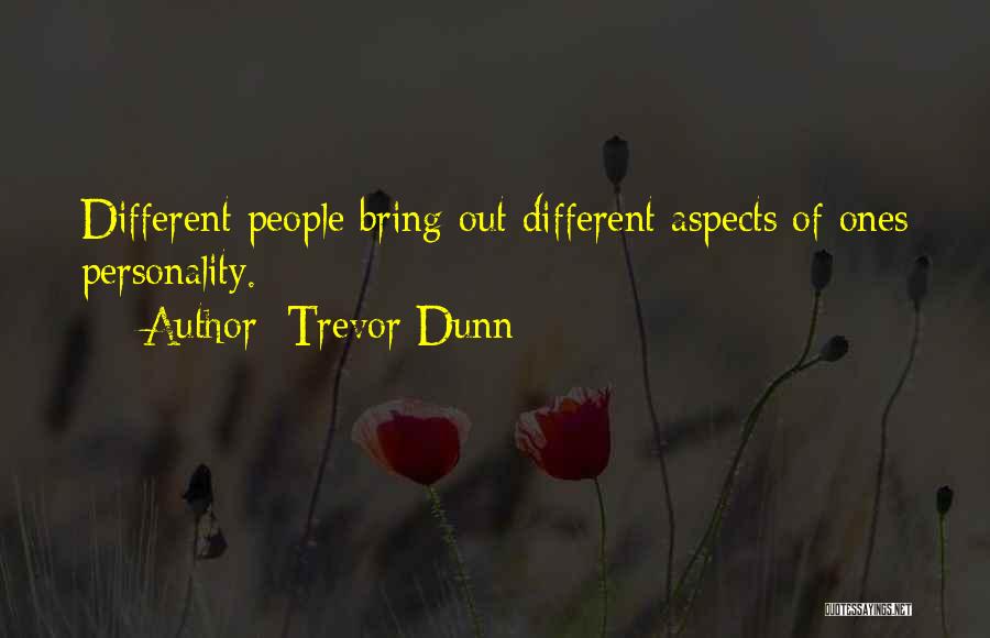 Aspects Of Personality Quotes By Trevor Dunn