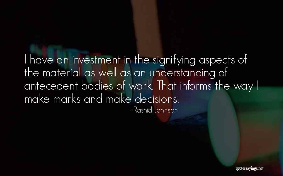 Aspects Quotes By Rashid Johnson Aspects Quotes By Rashid Johnson