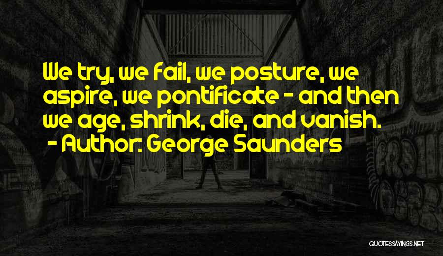 Aspire Quotes By George Saunders