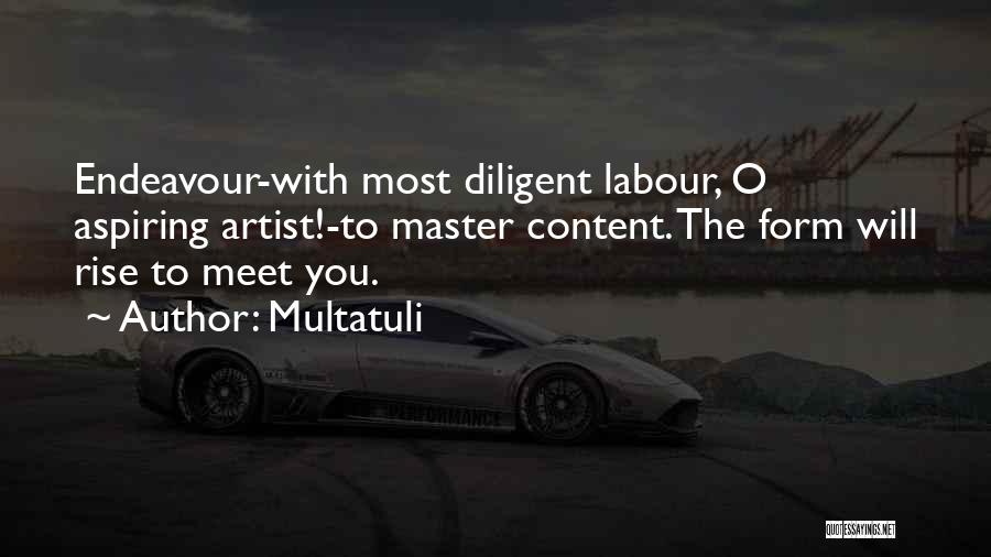 Aspiring Artist Quotes By Multatuli