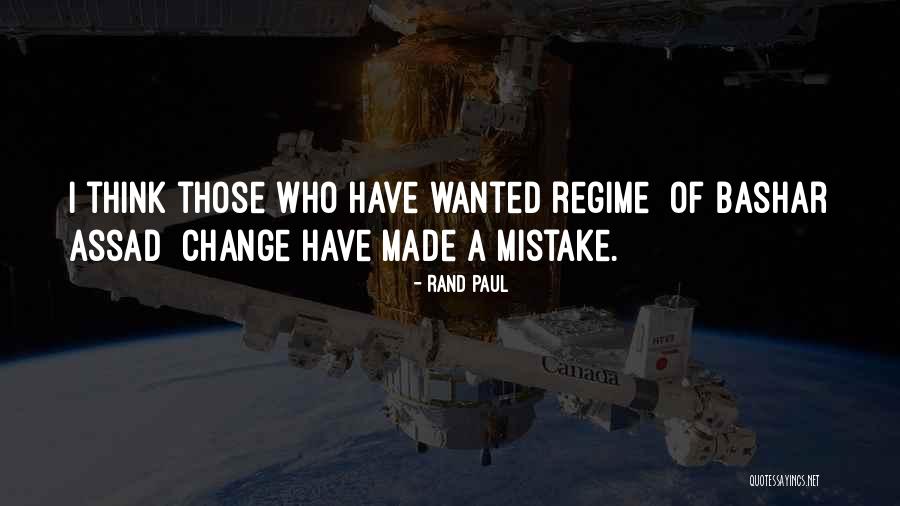 Assad Regime Quotes By Rand Paul Assad Regime Quotes By Rand Paul