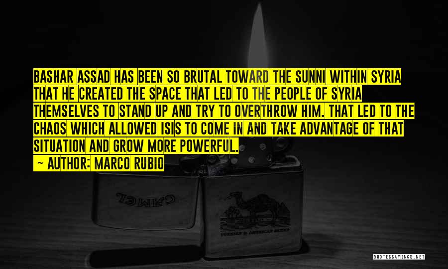 Assad Syria Quotes By Marco Rubio