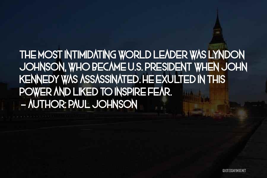 Assassinated Quotes By Paul Johnson