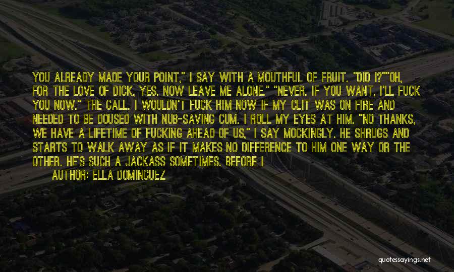 Assault Fire Quotes By Ella Dominguez