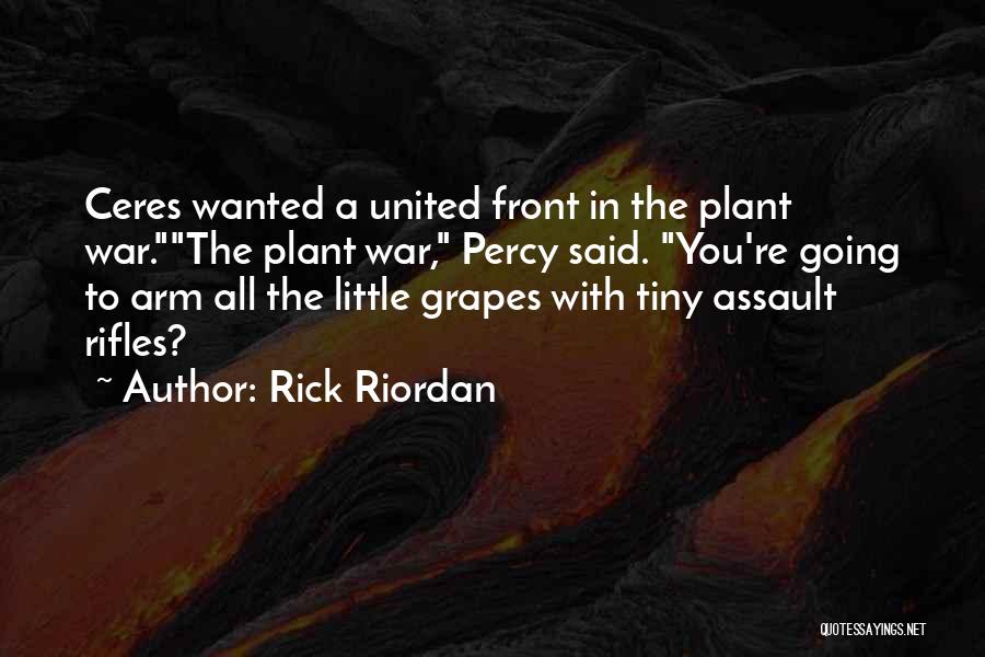 Assault Rifles Quotes By Rick Riordan