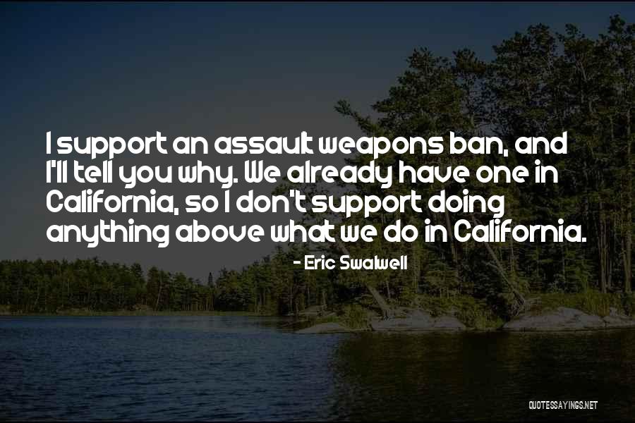 Assault Weapons Quotes By Eric Swalwell