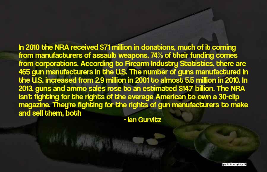 Assault Weapons Quotes By Ian Gurvitz