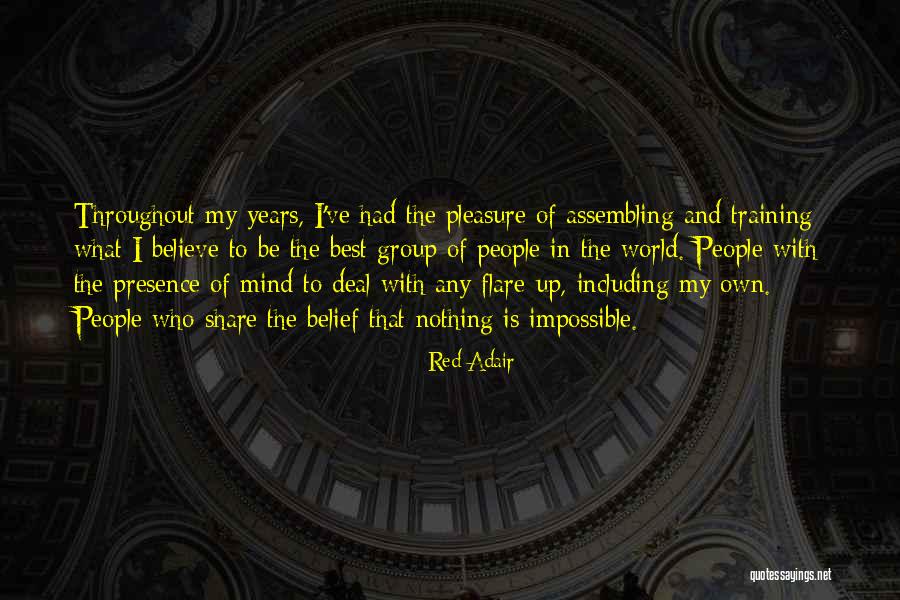 Assembling Quotes By Red Adair