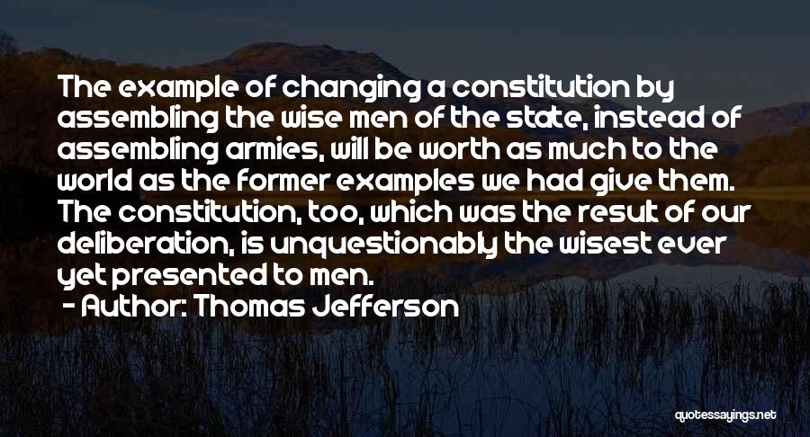 Assembling Quotes By Thomas Jefferson