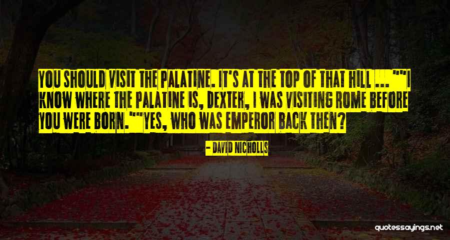 Asser Quotes By David Nicholls Asser Quotes By David Nicholls