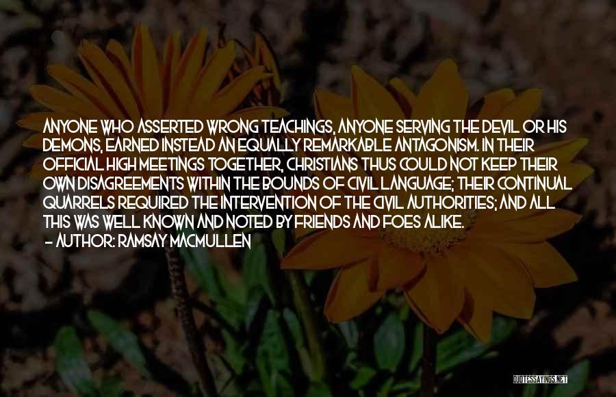Asserted Quotes By Ramsay MacMullen