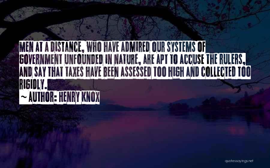 Assessed Quotes By Henry Knox