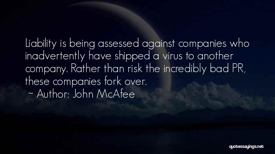 Assessed Quotes By John McAfee
