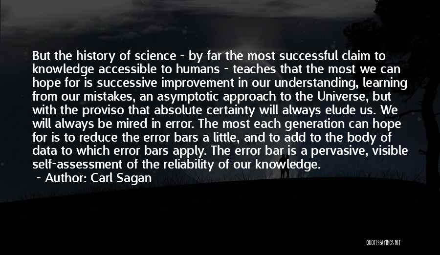 Assessment For Learning Quotes By Carl Sagan