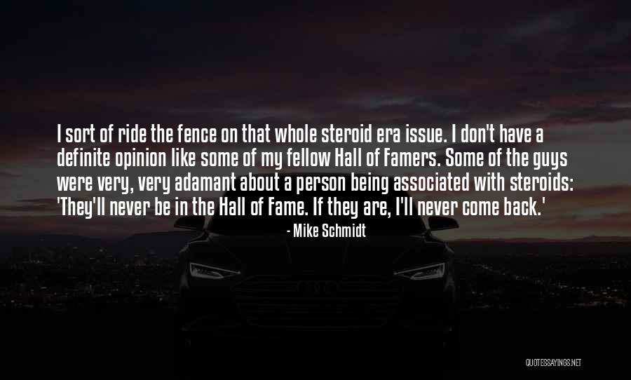 Assestare Quotes By Mike Schmidt Assestare Quotes By Mike Schmidt
