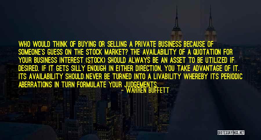 Asset Quotes By Warren Buffett