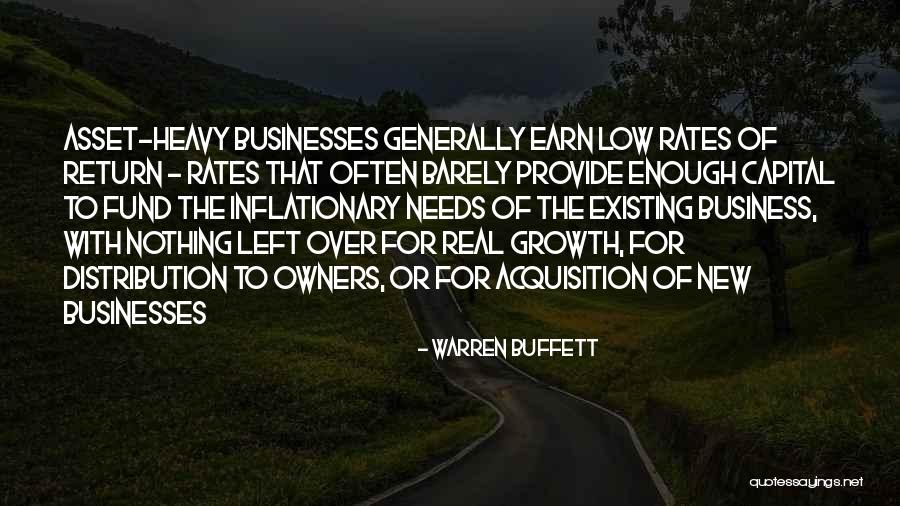 Asset Quotes By Warren Buffett