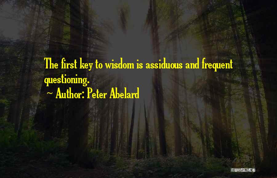 Assiduous Quotes By Peter Abelard