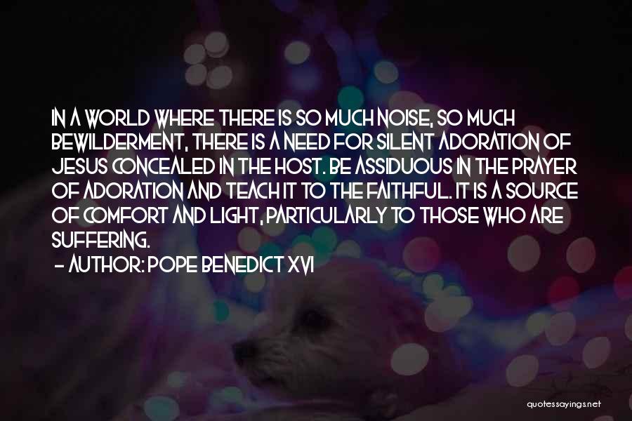 Assiduous Quotes By Pope Benedict XVI