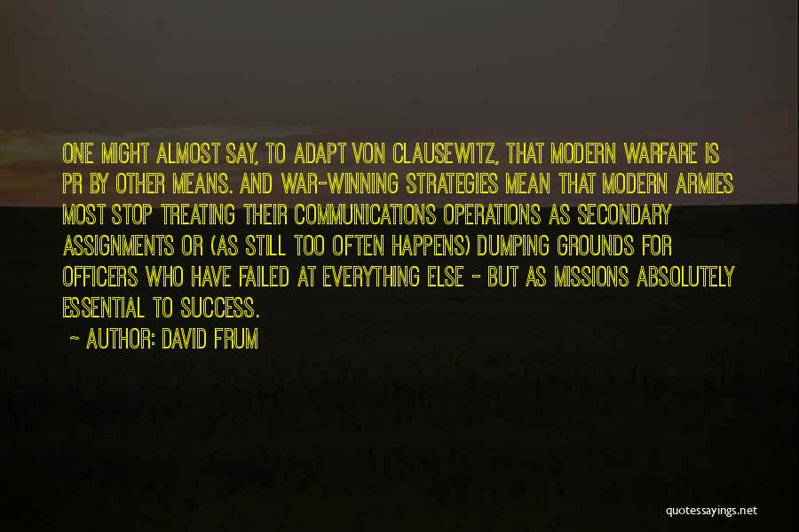 Assignments Quotes By David Frum