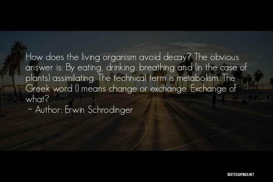 Assimilating Quotes By Erwin Schrodinger