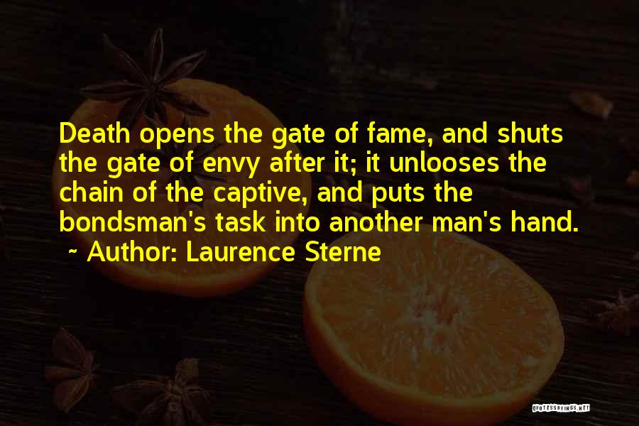 Assistant Frank Alpine Quotes By Laurence Sterne