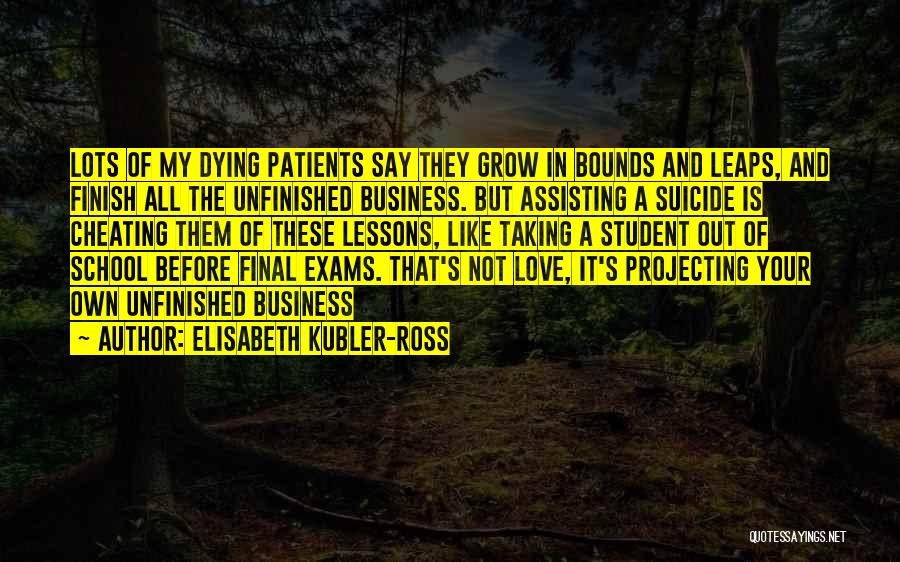 Assisted Dying Quotes By Elisabeth Kubler-Ross