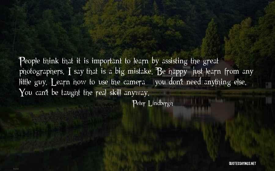 Assisting Quotes By Peter Lindbergh Assisting Quotes By Peter Lindbergh