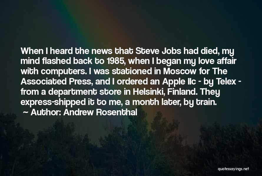 Associated Press Quotes By Andrew Rosenthal