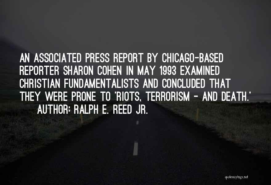 Associated Press Quotes By Ralph E. Reed Jr.