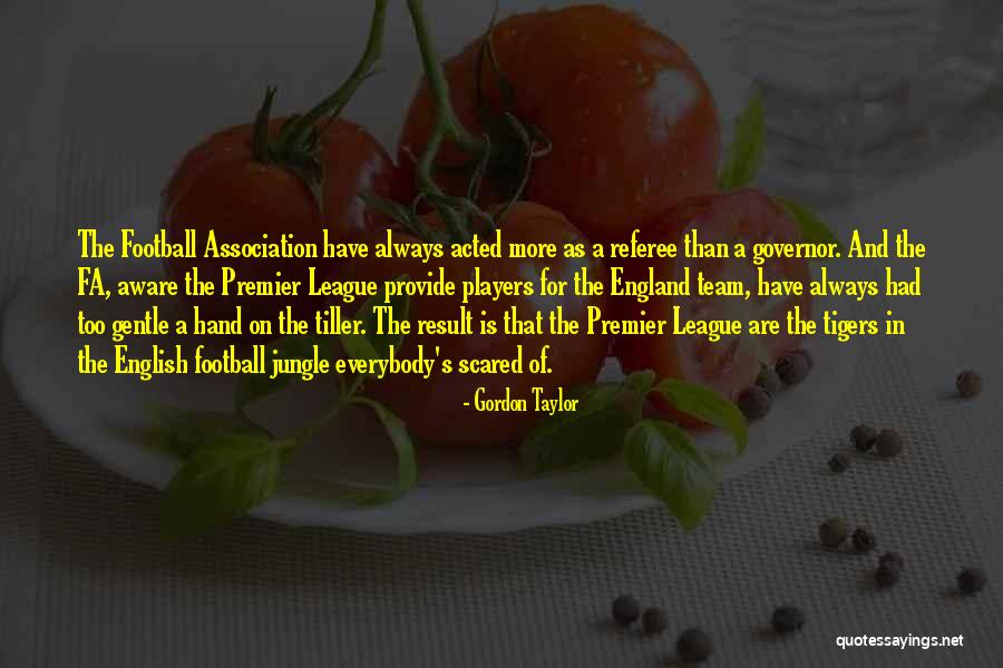 Association Football Quotes By Gordon Taylor