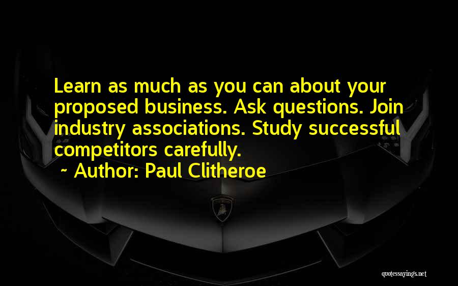 Association Quotes By Paul Clitheroe