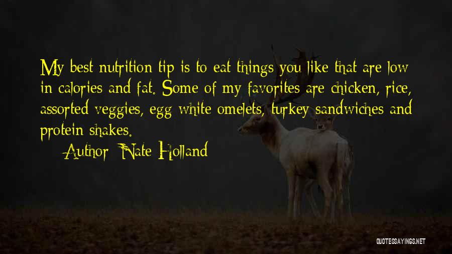 Assorted Quotes By Nate Holland