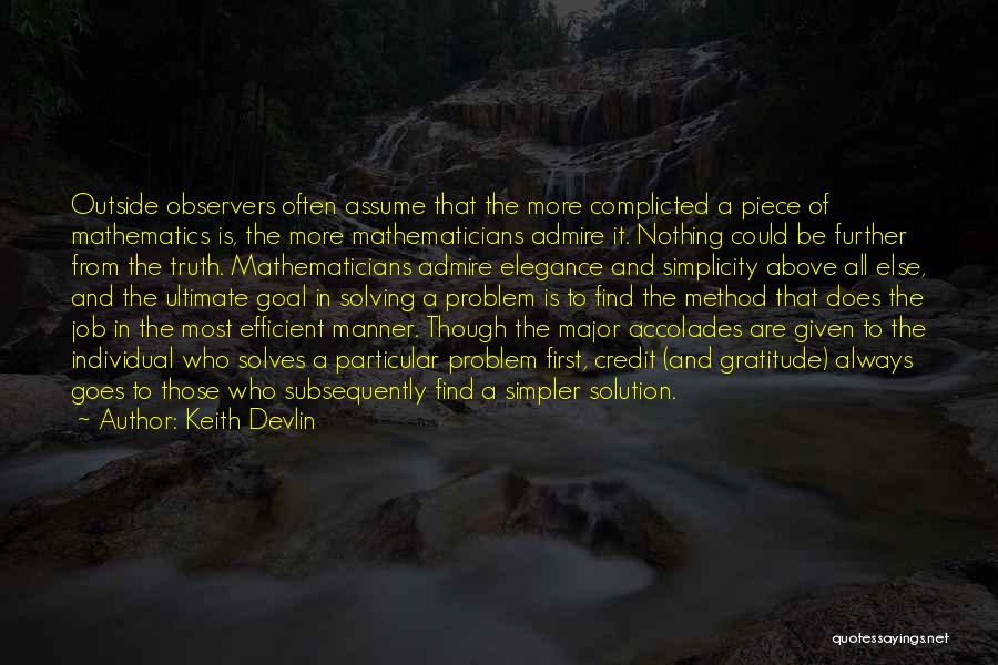 Assume Nothing Quotes By Keith Devlin