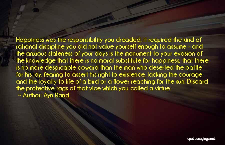 Assume Responsibility Quotes By Ayn Rand
