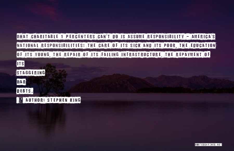 Assume Responsibility Quotes By Stephen King