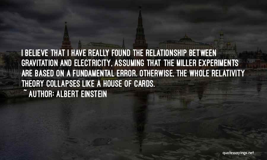 Assuming In A Relationship Quotes By Albert Einstein