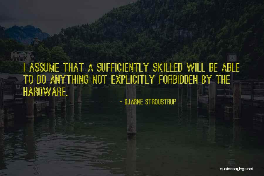 Assuming Too Much Quotes By Bjarne Stroustrup Assuming Too Much Quotes By Bjarne Stroustrup