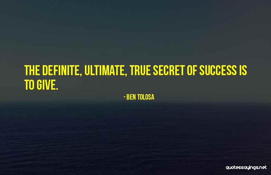 Assumir Significado Quotes By Ben Tolosa
