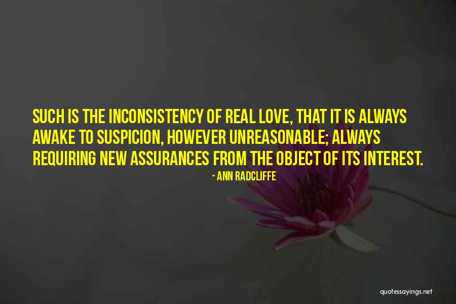 Assurance Of Love Quotes By Ann Radcliffe Assurance Of Love Quotes By Ann Radcliffe