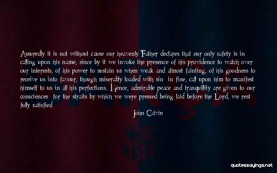 Assurance Quotes By John Calvin