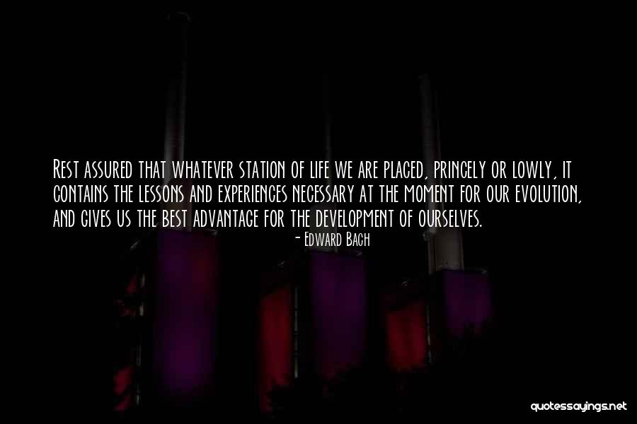 Assured Quotes By Edward Bach Assured Quotes By Edward Bach