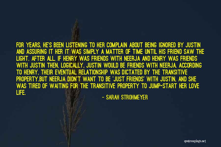 Assuring Love Quotes By Sarah Strohmeyer Assuring Love Quotes By Sarah Strohmeyer