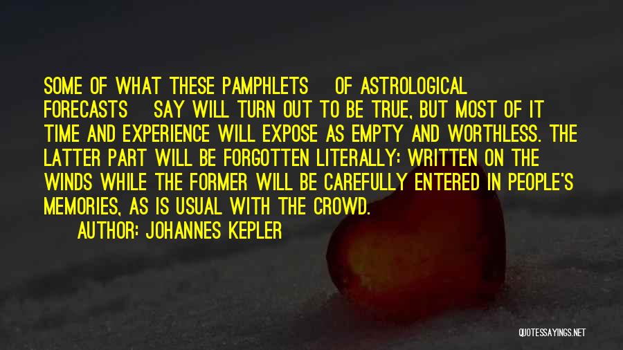 Astrological Quotes By Johannes Kepler