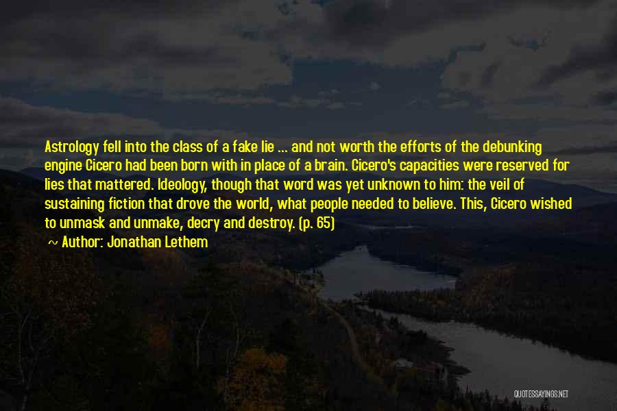 Astrology Quotes By Jonathan Lethem